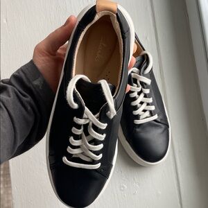 Clarks Black and White Casual Sneakers